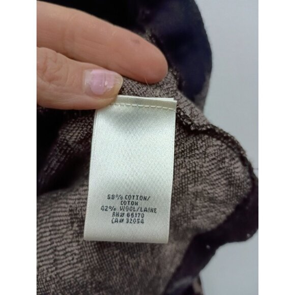 Anthropologie Charlie & Robin Wool Cardigan Medium Brown Tan Tie Dye Whimsygoth - Picture 7 of 11